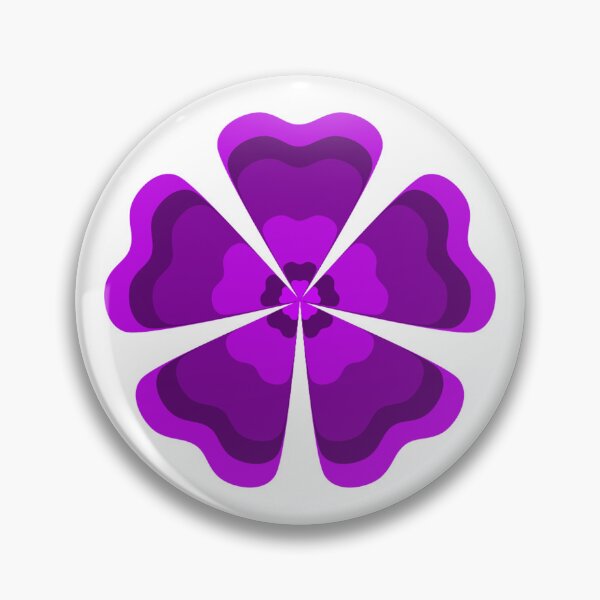 Item preview, Stylized Purple Retro Flower designed and sold by PatternTitan.