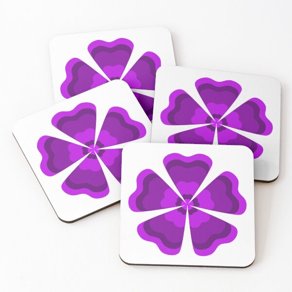 Item preview, Stylized Purple Retro Flower designed and sold by PatternTitan.