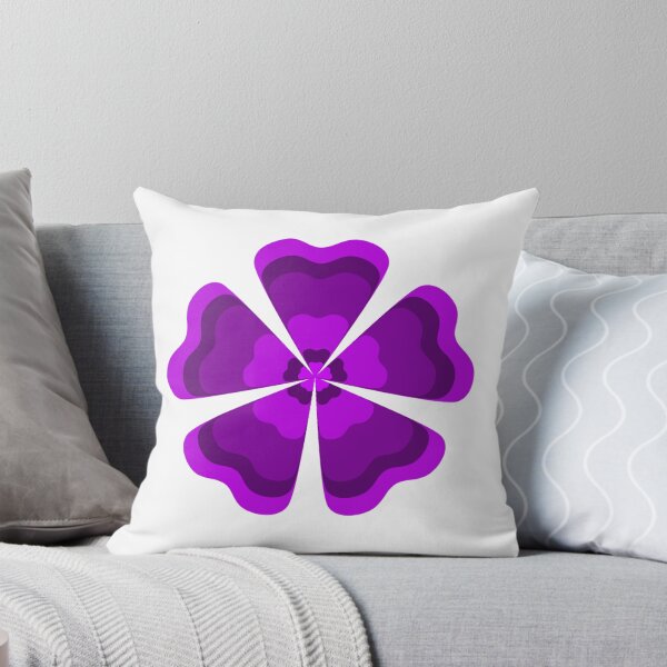 Item preview, Stylized Purple Retro Flower designed and sold by PatternTitan.