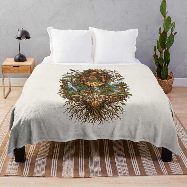 Item preview, The Earth Remembers | Mother Nature Art | Sacred Seed of Life Illustration designed and sold by 'VARI'.