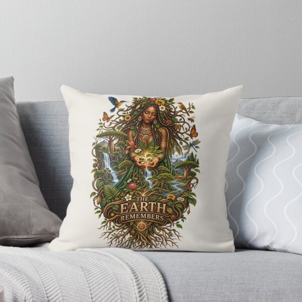 Item preview, The Earth Remembers | Mother Nature Art | Sacred Seed of Life Illustration designed and sold by 'VARI'.