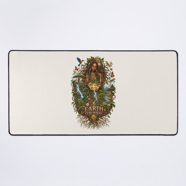 Item preview, The Earth Remembers | Mother Nature Art | Sacred Seed of Life Illustration designed and sold by 'VARI'.