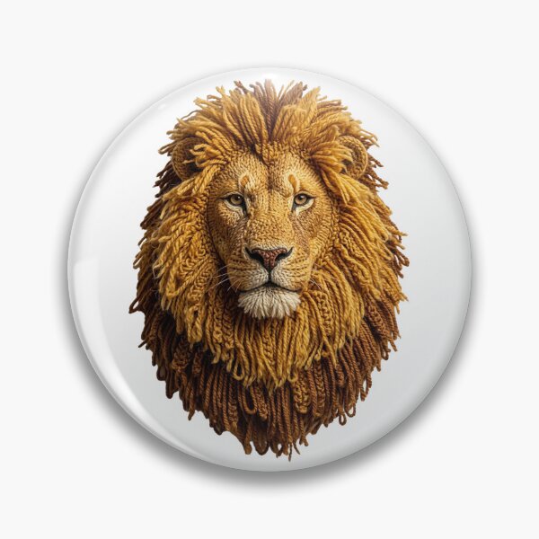 Item preview, Majestic 3D Knitted Wool Yarn Lion  designed and sold by TOM JACK.