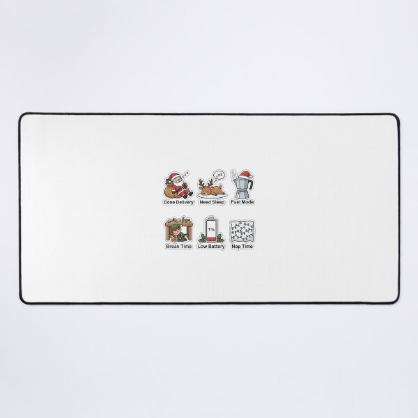 Item preview, Tired Santa Holiday Exhaustion Sticker Pack - Funny Lazy Quotes Set designed and sold by SimpleP.