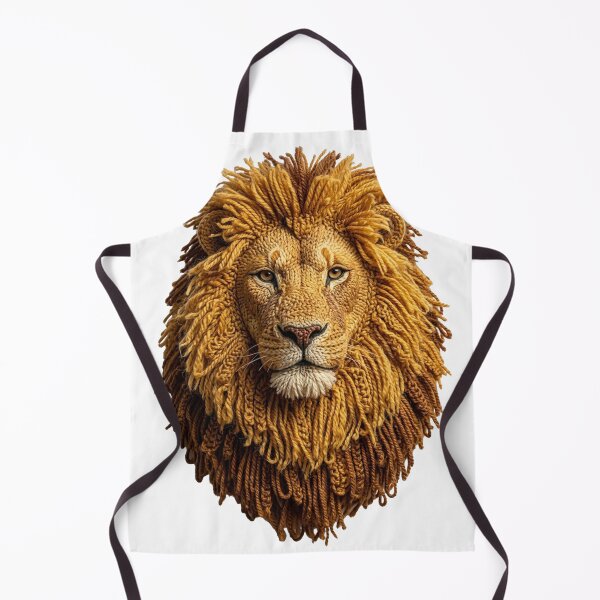 Item preview, Majestic 3D Knitted Wool Yarn Lion  designed and sold by TOM JACK.