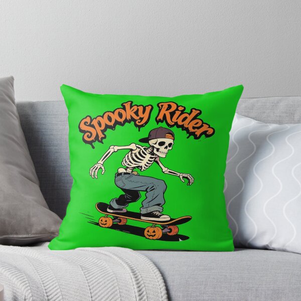 Item preview, Spooky Rider Skateboarding Skeleton Skater Halloween designed and sold by urmoments.