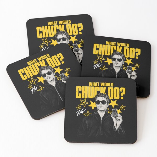 Item preview, What Would Chuck Do Retro Action Movie Fan designed and sold by ostenlee.