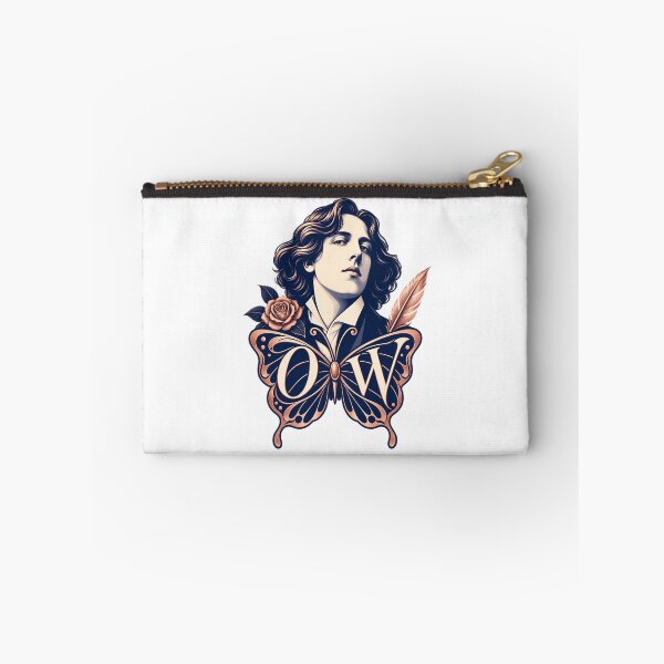 Item preview, Oscar Wilde Butterfly Monogram in Navy and Rose Gold designed and sold by Fenay Designs.