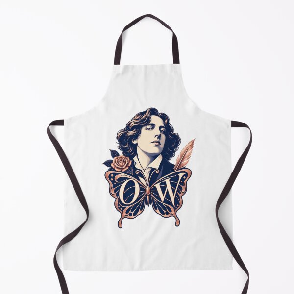 Item preview, Oscar Wilde Butterfly Monogram in Navy and Rose Gold designed and sold by Fenay Designs.