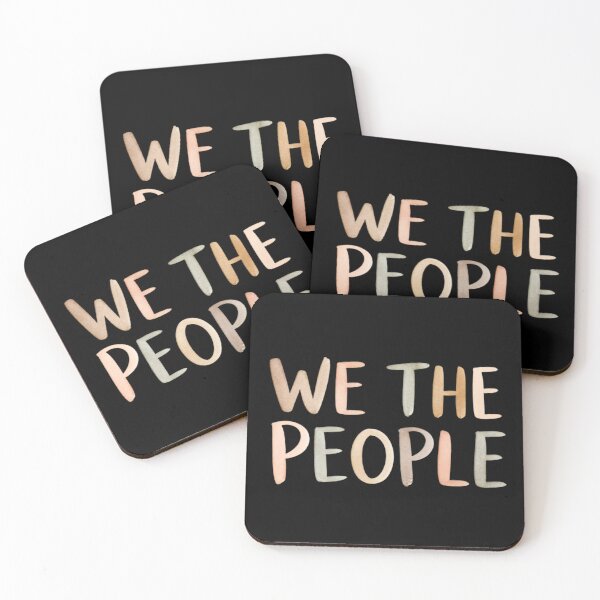 Item preview, We the People – American Democracy & Civic Pride Typography Design designed and sold by ManggaeJM.