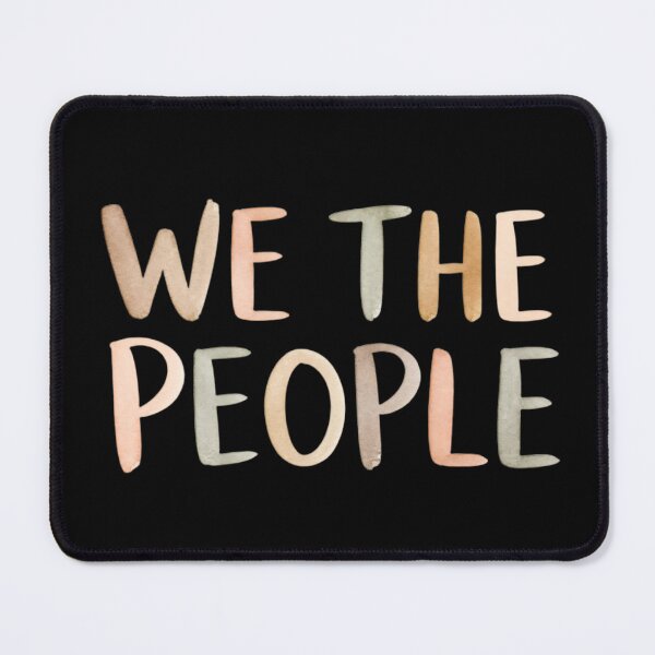 Item preview, We the People – American Democracy & Civic Pride Typography Design designed and sold by ManggaeJM.