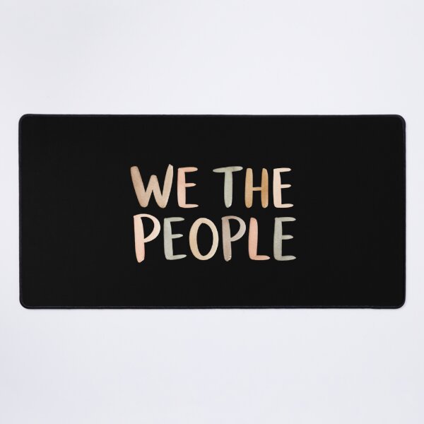 Item preview, We the People – American Democracy & Civic Pride Typography Design designed and sold by ManggaeJM.