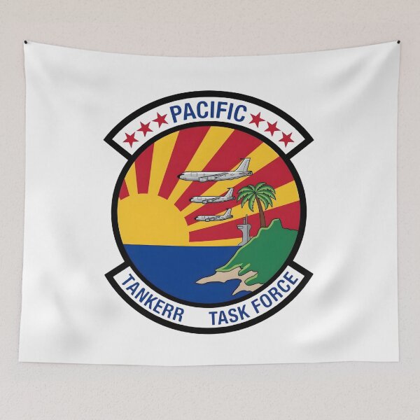 Item preview, USAF Pacific Tanker Task Force Operational Emblem Patch designed and sold by CharlieDesings.