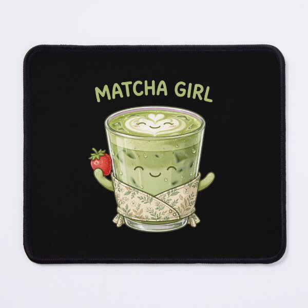 Item preview, Matcha Girl - Iced Strawberry Matcha Latte - Cute Matcha Lover designed and sold by Vibe-Vary.