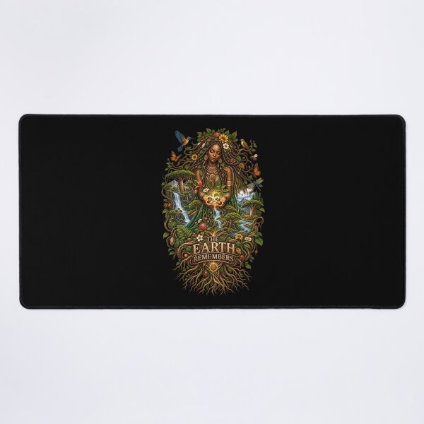 Item preview, The Earth Remembers | Mother Nature Art | Sacred Seed of Life Illustration designed and sold by 'VARI'.