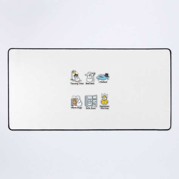 Item preview, Sarcastic Snowman Meltdown Sticker Pack - Funny Winter Meltdown Puns designed and sold by SimpleP.
