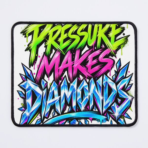 Item preview, Pressure Makes Diamonds Graffiti Quote designed and sold by Ooops Radio x Everbloom.