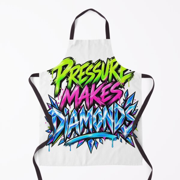 Item preview, Pressure Makes Diamonds Graffiti Quote designed and sold by Ooops Radio x Everbloom.