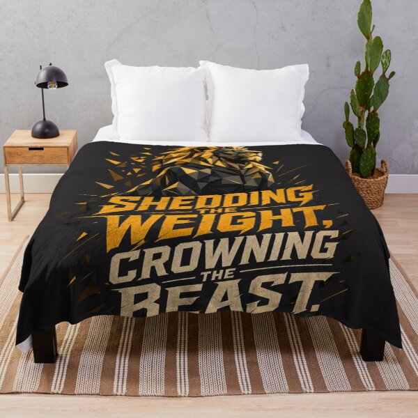 Item preview, Shedding The Weight Crowning The Beast Fitness Lion Art designed and sold by Bennie Singh.