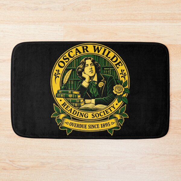 Item preview, Oscar Wilde Reading Society Overdue Since 1895 designed and sold by Fenay Designs.