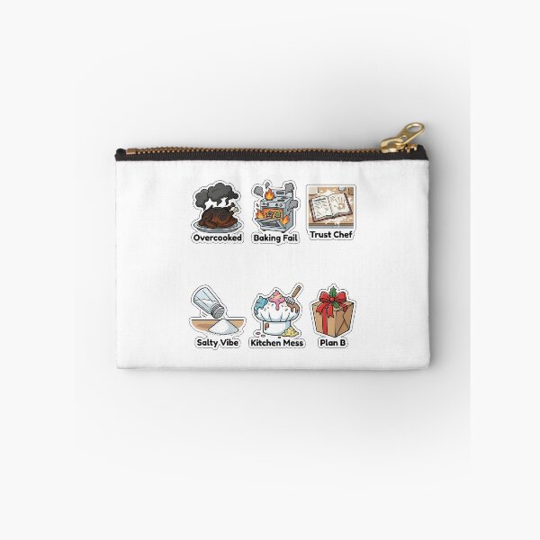 Item preview, Holiday Cooking Fails Kitchen Funny Sticker Pack - Chef Humor Puns designed and sold by SimpleP.
