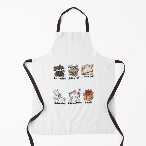 Item preview, Holiday Cooking Fails Kitchen Funny Sticker Pack - Chef Humor Puns designed and sold by SimpleP.