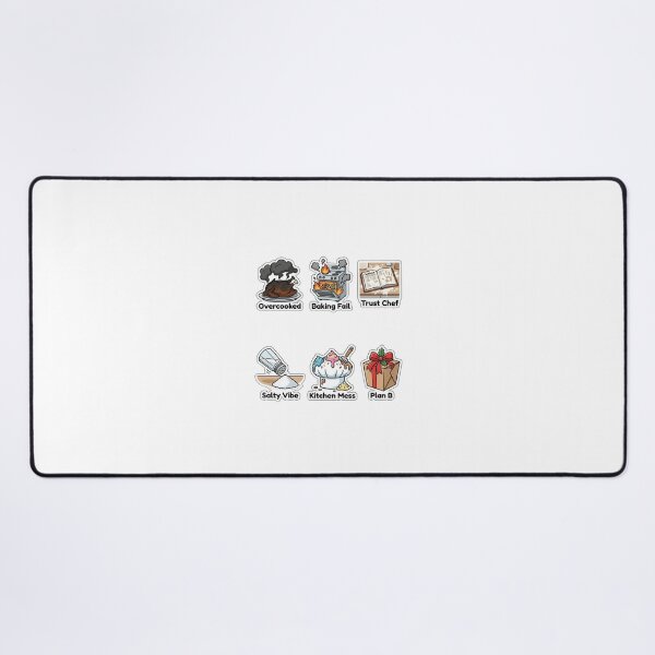 Item preview, Holiday Cooking Fails Kitchen Funny Sticker Pack - Chef Humor Puns designed and sold by SimpleP.