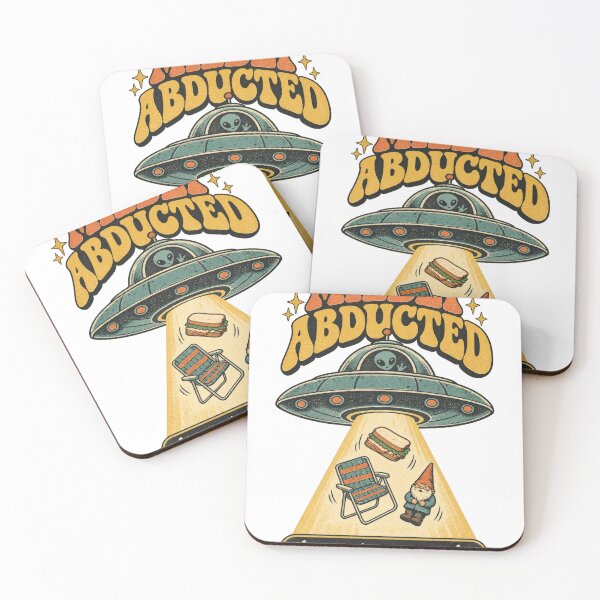 Item preview, Mildly Abducted Funny Alien UFO Snack Design designed and sold by Trendy-Artistry.