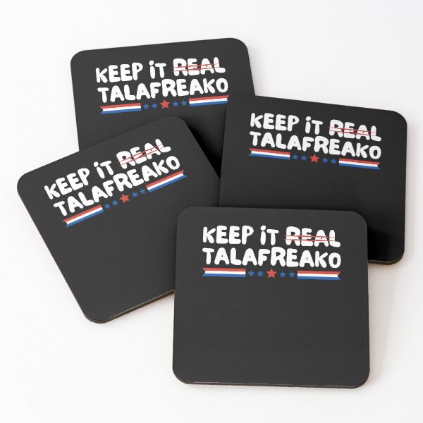Item preview, Keep It Real Talafreako Red White Blue Quote designed and sold by Glow-Paw-Studio.