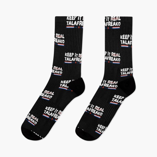 Item preview, Keep It Real Talafreako Red White Blue Quote designed and sold by Glow-Paw-Studio.