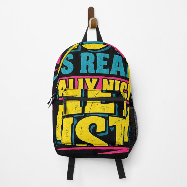 Item preview, Hey Sista Nice To Meet Ya Retro Colorful Sisterhood Typography Design designed and sold by RuthLangmoreSH.