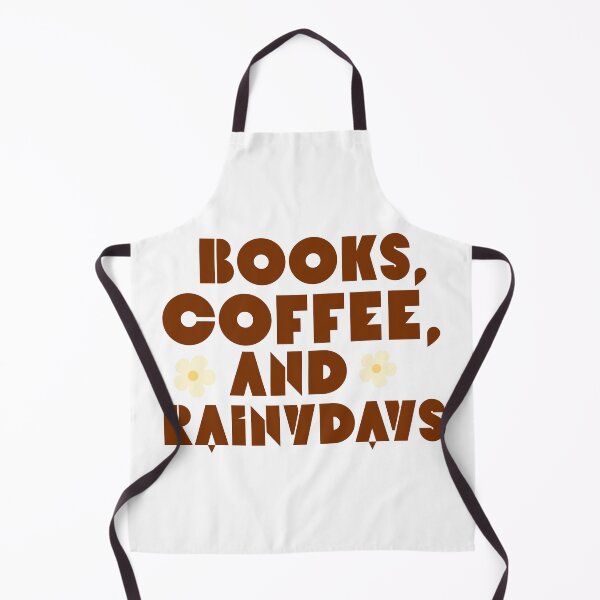 Item preview, Retro Books Coffee and Rainy Days Aesthetic Quote Sticker designed and sold by mustabakhan.
