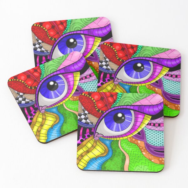 Item preview, Crazy Eye Art designed and sold by sparklyscribblez.