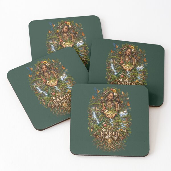 Item preview, The Earth Remembers | Mother Nature Art | Sacred Seed of Life Illustration designed and sold by 'VARI'.