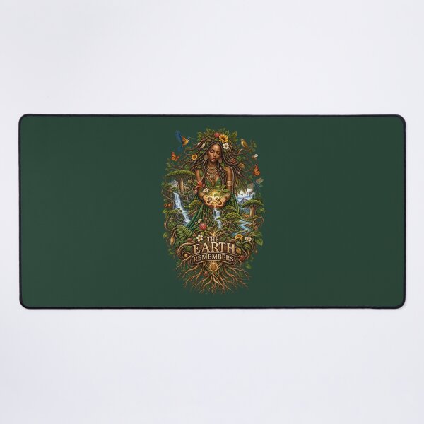 Item preview, The Earth Remembers | Mother Nature Art | Sacred Seed of Life Illustration designed and sold by 'VARI'.