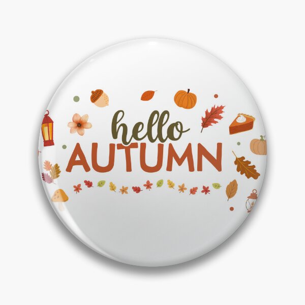Item preview, Hello Autumn Cute Fall Doodle Design designed and sold by dearlymadecustoms.
