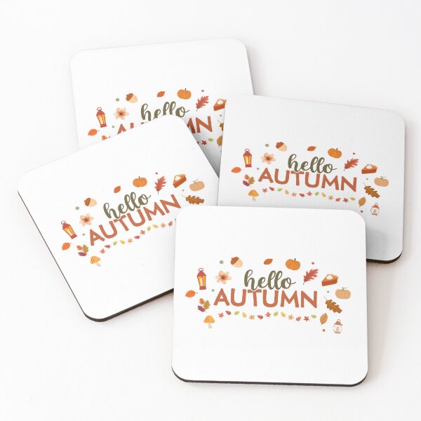 Item preview, Hello Autumn Cute Fall Doodle Design designed and sold by dearlymadecustoms.