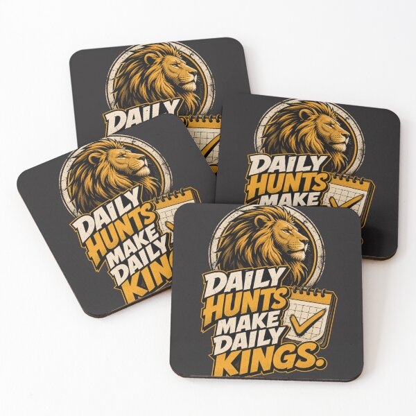 Item preview, Daily Hunts Make Daily Kings Fitness Lion Art designed and sold by Bennie Singh.