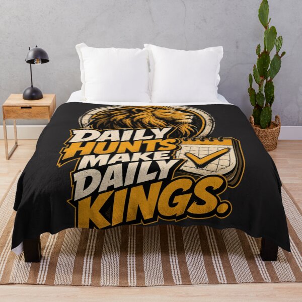 Item preview, Daily Hunts Make Daily Kings Fitness Lion Art designed and sold by Bennie Singh.