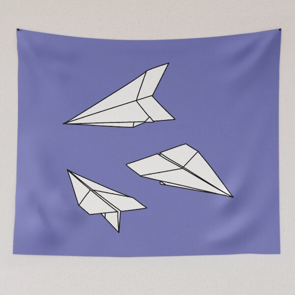 Item preview, Minimalist Paper Airplane Line Art designed and sold by ubborn.