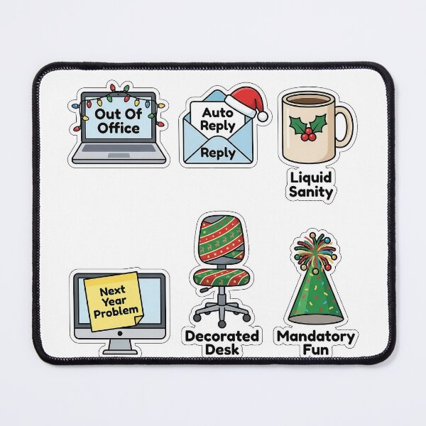Item preview, Holiday Office Work Survival Sticker Pack - Out of Office Puns Collection designed and sold by SimpleP.