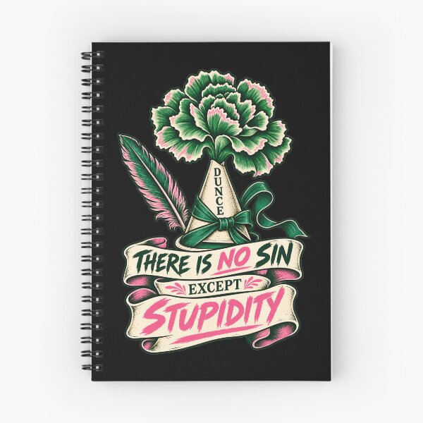 Item preview, Oscar Wilde No Sin Except Stupidity Dunce Cap designed and sold by Fenay Designs.