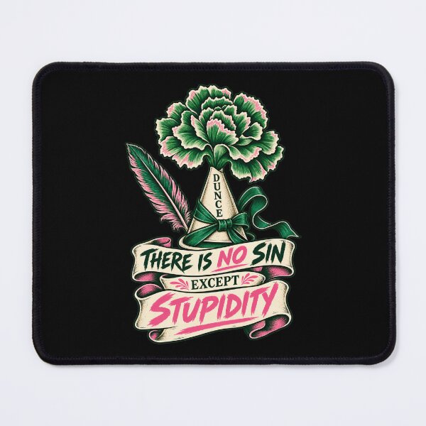 Item preview, Oscar Wilde No Sin Except Stupidity Dunce Cap designed and sold by Fenay Designs.