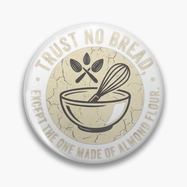 Item preview, Almond Flour Bread Maker Sarcastic Low Carb Diet Retro Emblem designed and sold by i-am-who-i-am85.