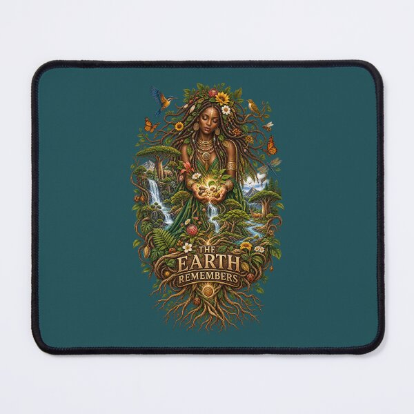 Item preview, The Earth Remembers | Mother Nature Art | Sacred Seed of Life Illustration designed and sold by 'VARI'.