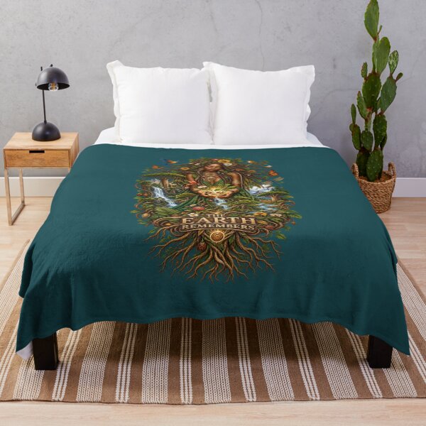 Item preview, The Earth Remembers | Mother Nature Art | Sacred Seed of Life Illustration designed and sold by 'VARI'.