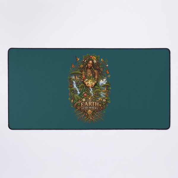 Item preview, The Earth Remembers | Mother Nature Art | Sacred Seed of Life Illustration designed and sold by 'VARI'.