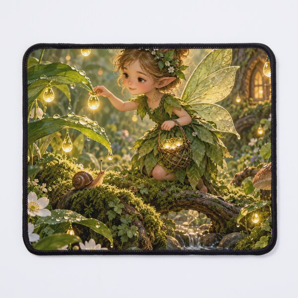 Item preview, The fairy collects dew. designed and sold by ArcaneVisionArt.