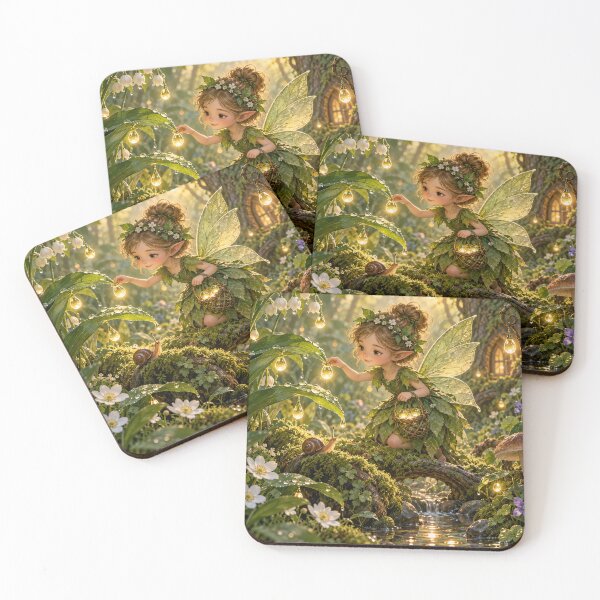 Item preview, The fairy collects dew. designed and sold by ArcaneVisionArt.