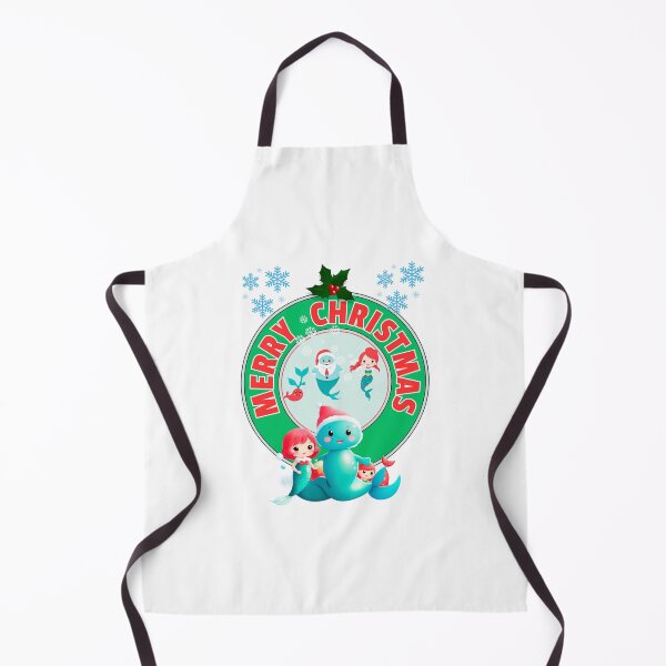 Item preview, Happy Christmas Mermaids designed and sold by RoseAIArtRhythm.